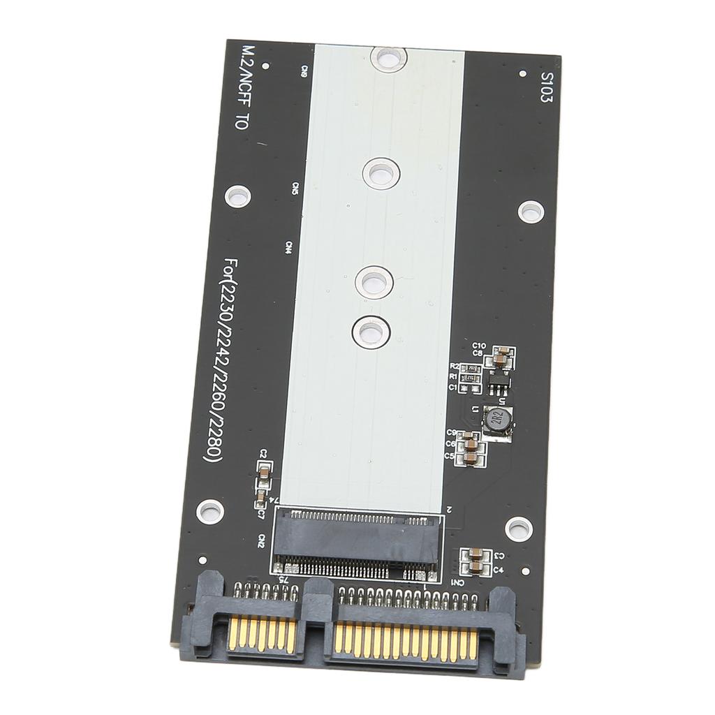 M.2 NGFF To SATA III Converter Adapter 6000MB S Fast Transfer Mass Storage Interface Hard Drive Converter Card