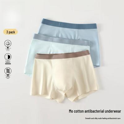 Comfortable Teenage Boys' Seamless Modal Cotton Antibacterial Underwear