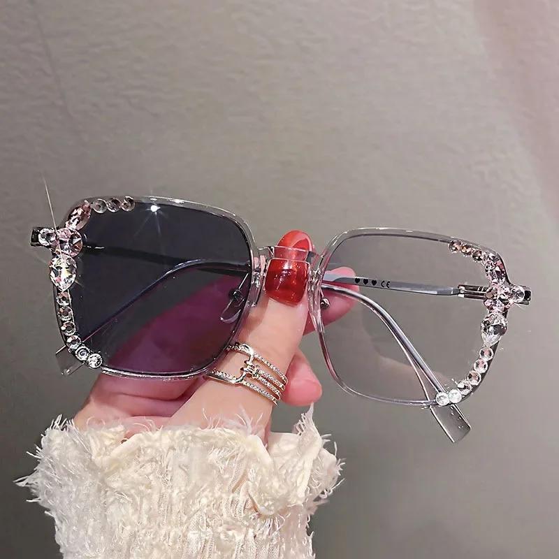 Pochromic Glasses for Men Women Anti Radiation Glasses Anti-UV Eyewear Color-changing Grey Lens