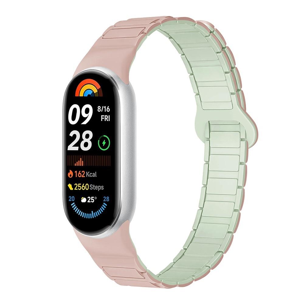 Silicone Strap For Xiaomi Mi Band 10 9 8 Wristband Accessories Magnetic Bracelet Belt Pulseira Correa Xiaomi Smart Band 8 9 10