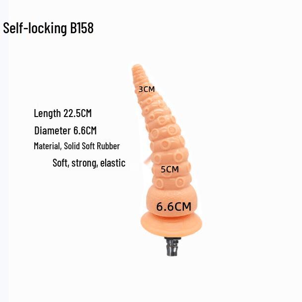 Self-Locking Female Simulation Dildo: Fully Automatic Erotic Masturbator B156