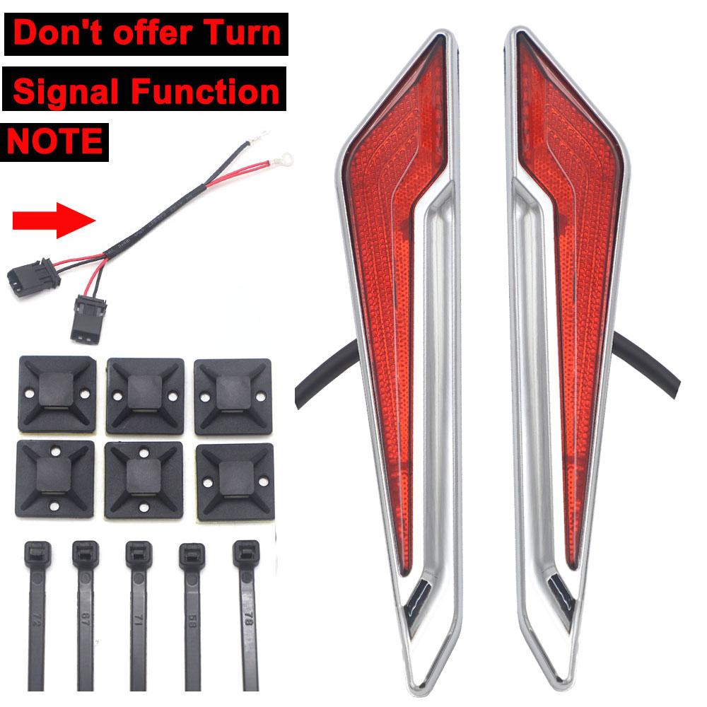 LED-Begrenzungsleuchte Dekorative Lampe für HONDA Goldwing 1800 GL1800 F6B 2018-2021 2020 Gold Wing Blinker Seitenkoffer-Einsätze