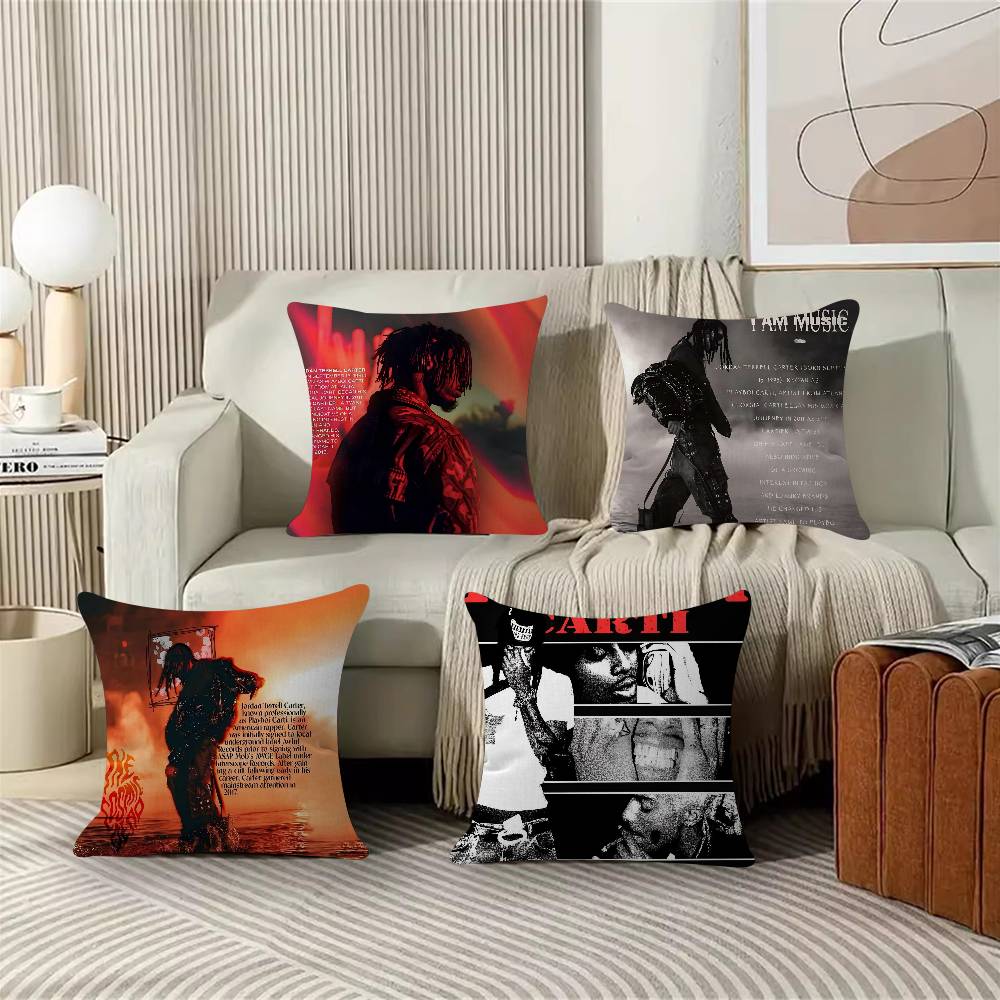 Hip Hop Rapper Star Playboi Carti cm Cushion Cover Pillow Cover Decor Pillowcase Home Pillowcase For Couch Pillow
