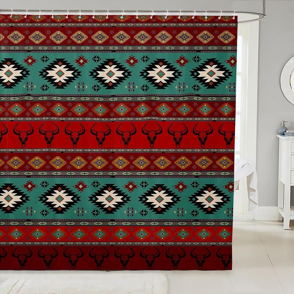 Kids Japanese Style Shower Curtain Japanese Ukiyoe Bathroom Shower Curtain Set Hokusai Exotic Bath Curtain Girls Fuji Mountain