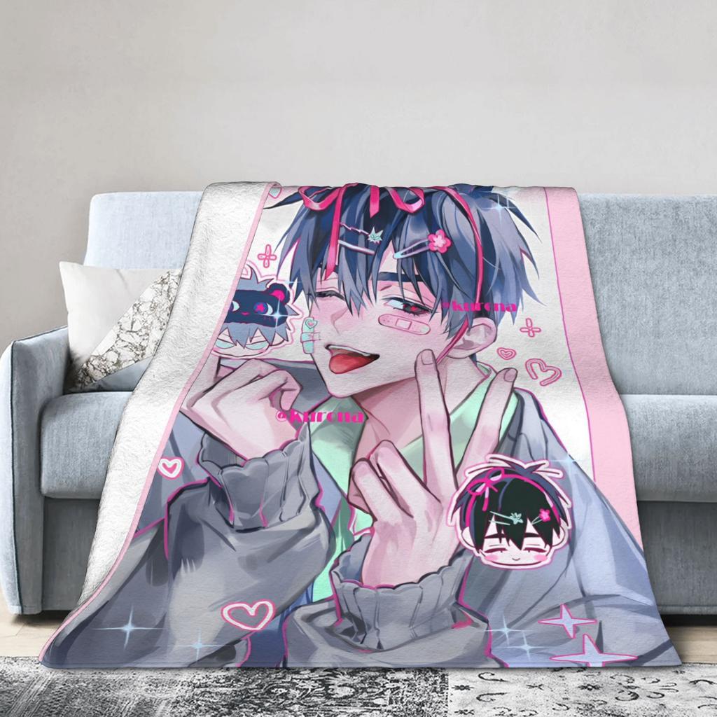 Alien Stage Samt Überwurfdecke Till Ivan Anime Decken für Zuhause Auto Warme Bettwäsche Überwürfe,