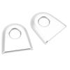 2 stuks Deurslotpin Cover Mat Elektroplate Slot Sierlijst Decoratie Voor Benz Vito W447 2014 tot 2023