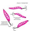Spoon Metal Construction Spinner Baits Fish Lures Spinner Swimbaits Colorful Sequins Lures Baits Treble Hook Fishhooks