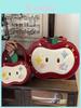 Fashionable Small Apple Backpack With Pu Leather And Padded Shoulder Straps For Casual Outings
