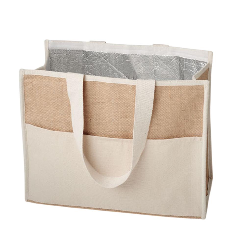 MidOcean Campo De Geli Jute Canvas Cooler Bag