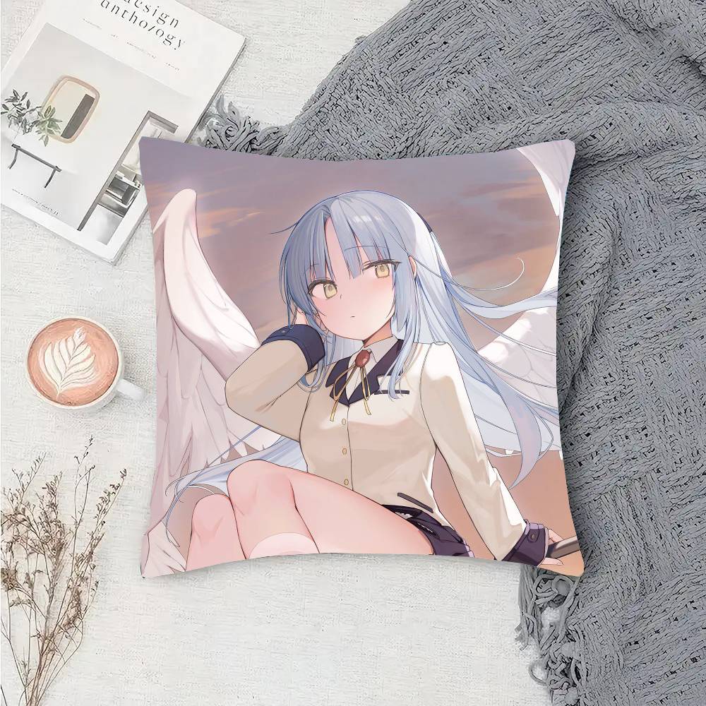 Tachibana Kanade Anime A-Angel B-Beats Pillow Case Sofa Cushion Cover Room Home Decoration