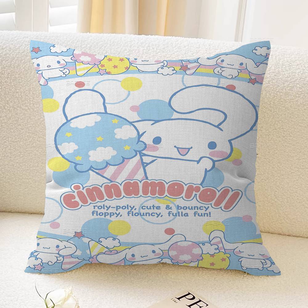 C-Cinnamoroll Cartoon Cute 45*45cm Cushion Cover Pillow Cover Decor Pillowcase Home Pillowcase For Couch Pillow
