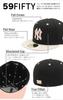NEW ERA 59FIFTY Cap 71006988 NER36C2563 NY black Stone MLB ONSPOTZ 2Tone UNDER VISOR New York Yankees