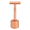 Men Manual Double Edge Trimming Kit Beard Trimmer Safety Long Handle Trimming Tool with Stand