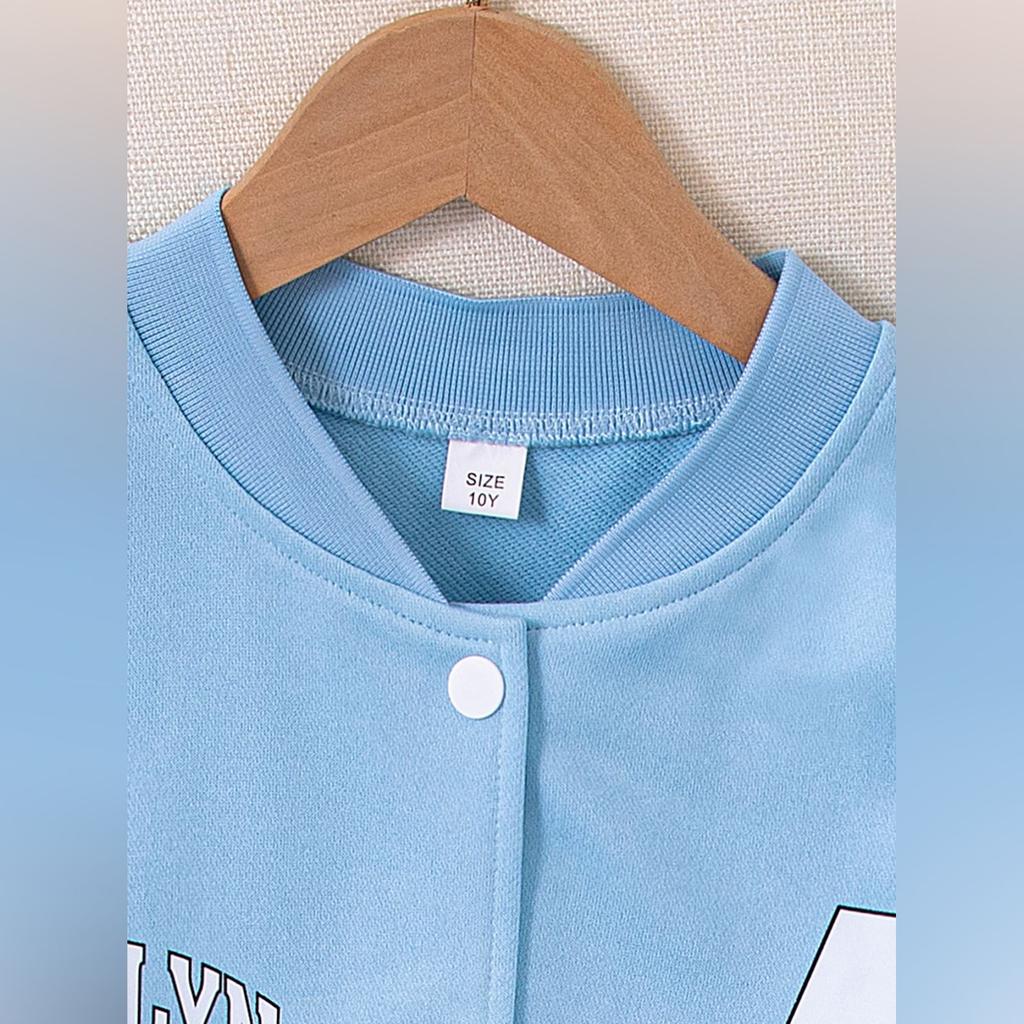 Kids Cartoon Casual Fashion Outfit Set Long Sleeve Top & Pants