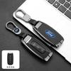 Leather Car Smart Key Case Cover Shell Keyless Protector Holder Fob For Territory EV Keychain Keyless Remote Accessories