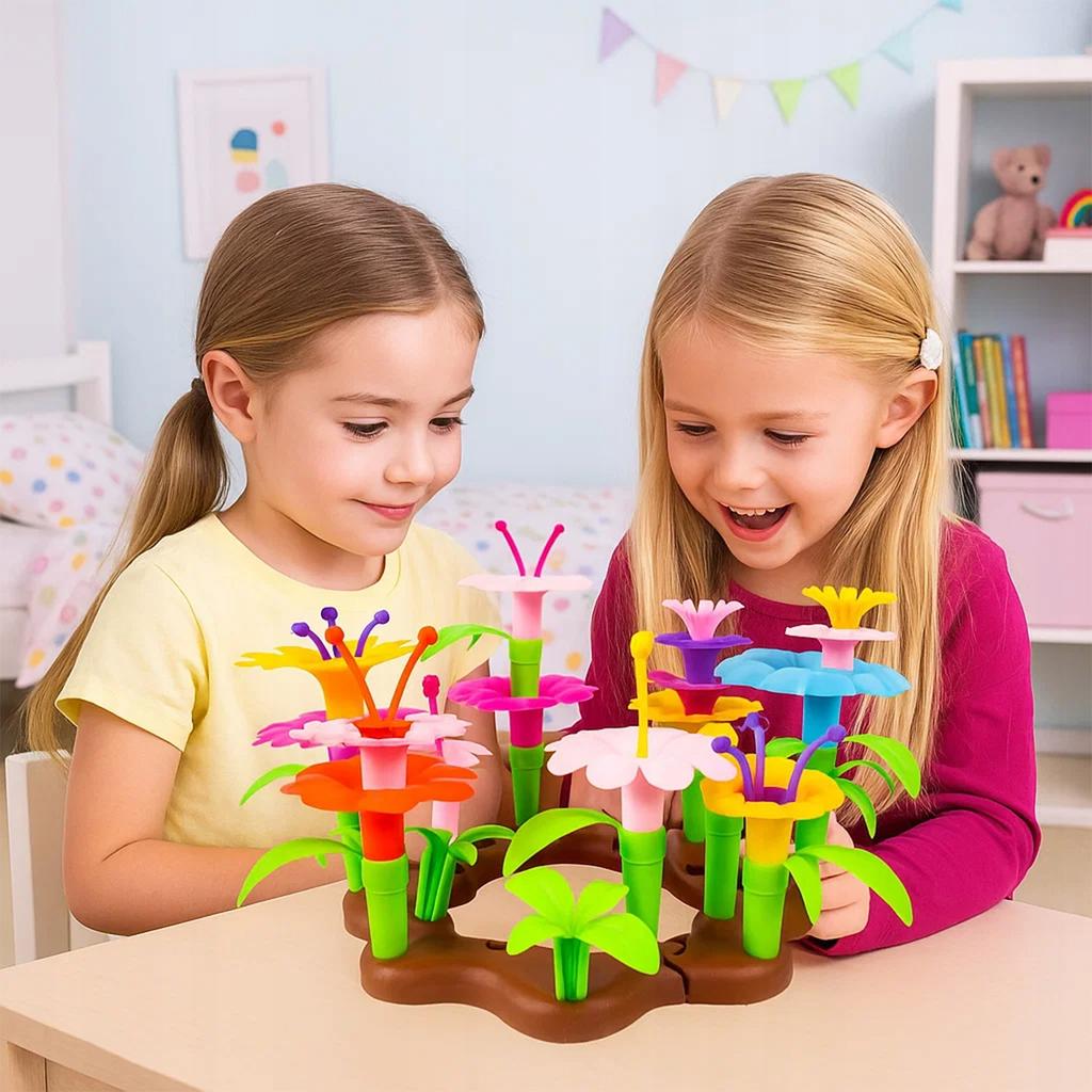 [PACZB] Construction Blocks Flowers Garden Watering Can 95 pcs Z3066