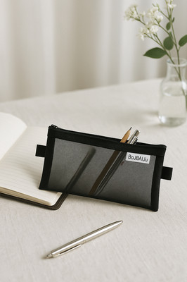 1ks Průhledné síťové pouzdro s jednoduchým designem Kancelářské studentské penálky Školní potřeby Pen Box