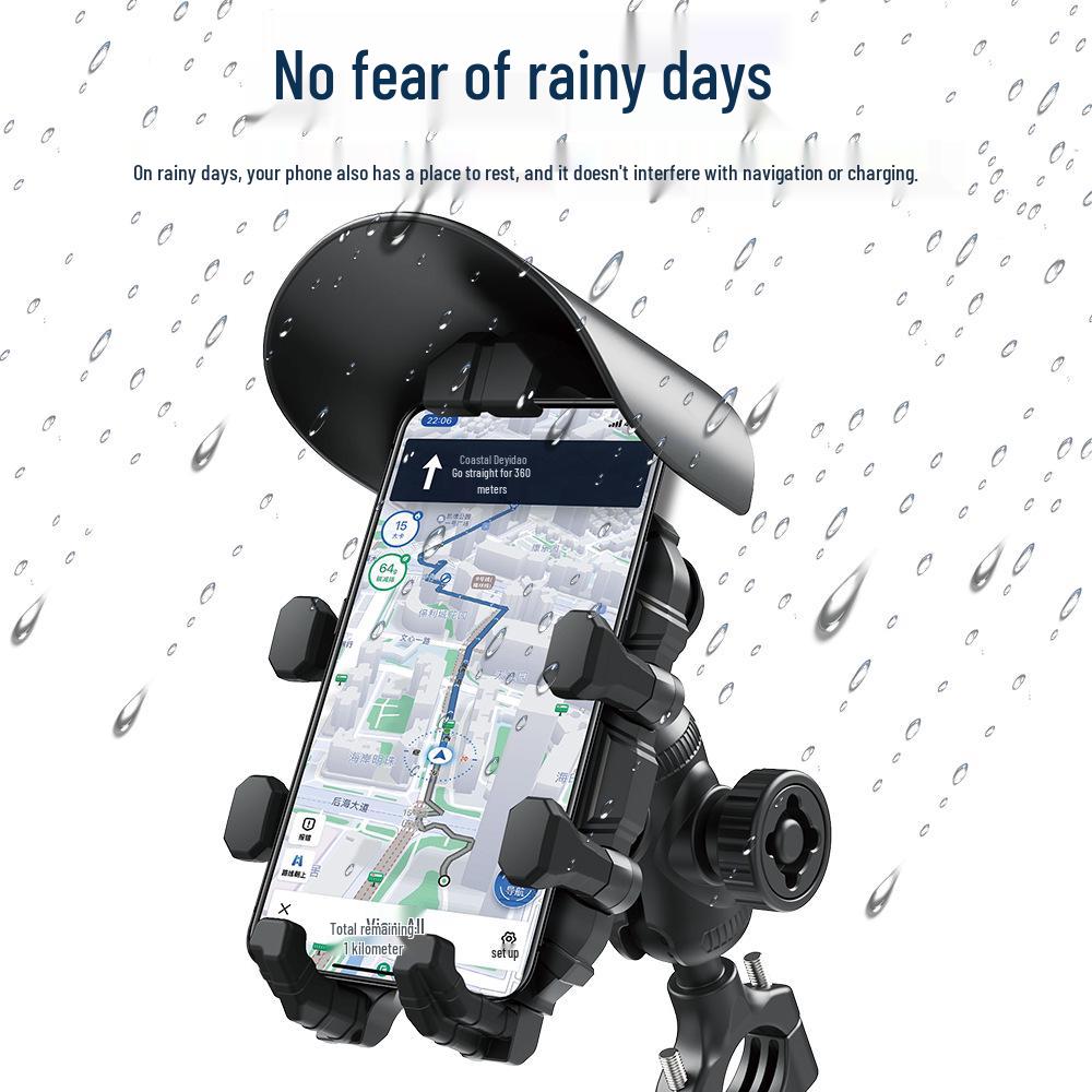 Wireless Fast-Charging Motorcycle & Scooter Phone Holder