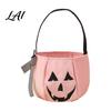 Holiday Ritual Gift Bag Halloween Pumpkin Candy for Kids Trick or Treat Tote Spacious Bucket with Handle Reusable Snack Party Favors Festive