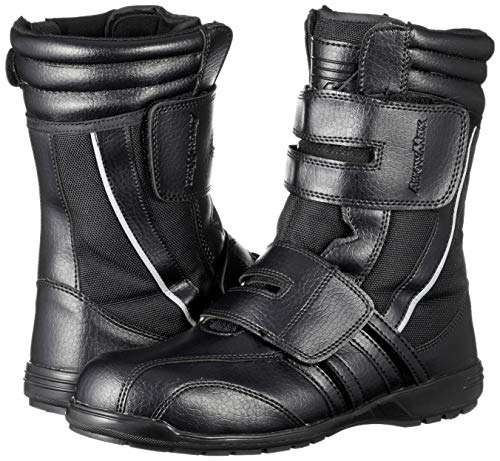 Fukuyama Rubber Arrow Max 92 Men's Light Work Shoes, Black, Size 26.0 cm