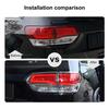 Car Tail Light Cover Decorative Stickers  For Jeep Grand Cherokee 2014-2020 Car Exterior Accessories, ABS Plastic