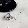 Punk Black Zircon Star Ear Clip for Women Simple Metal Four Pointed Star Non Piercing Earrings Charm Jewelry Accessories