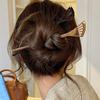 Modern Hanfu Style Acetate Hair Forks Headwear Fan-Shaped Hair Pin Acetic Acid Hair Stick  Girls