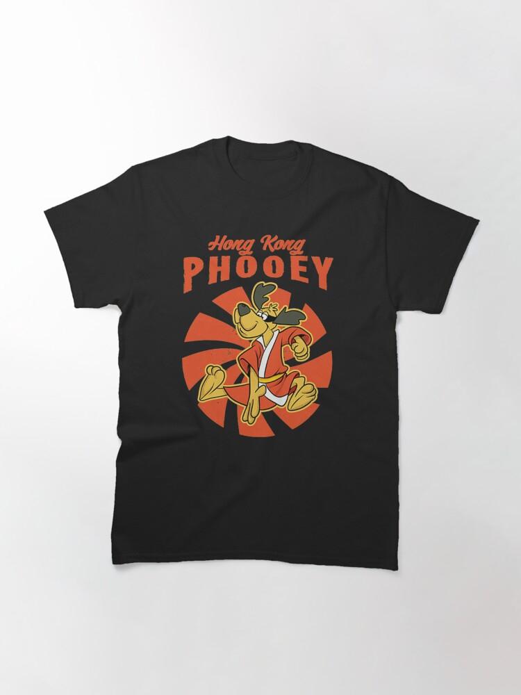 Vintage Hong Kong Phooey 1974 Unisex T-Shirt Unisex O-Ausschnitt Baumwolle Kurzarm Y2k Oversized Beliebtes Mode-T-Shirt Hohe Qualität