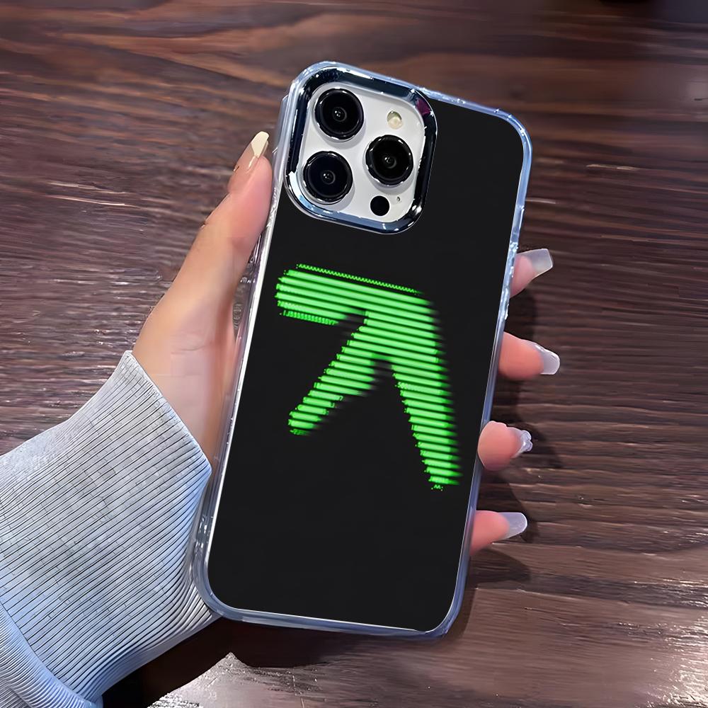 

A-Aphex T-Twin S-Symbol Logo Phone Case For IPhone 17 Pro Max 16 15 14 Pro Max IPhone 13 Pro Max 11 Plus Transparent Cover iPhone 13 Pro Max