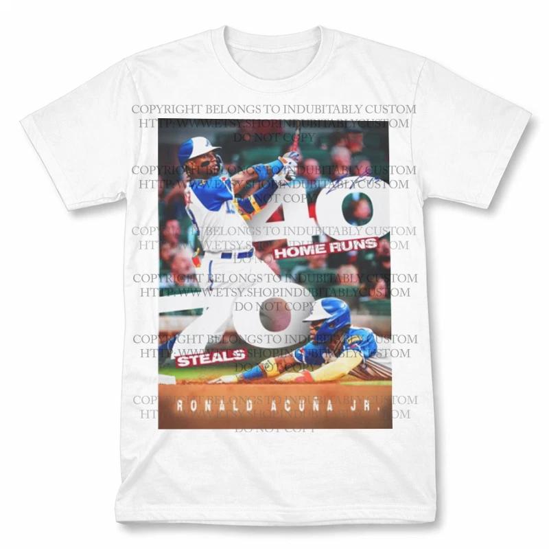 

Ronald Acuna Jr MVP Atlanta Braves Graphic T Shirt Vintage Baseball Fan Tee M