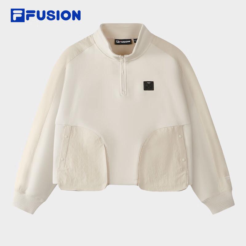 FILA FUSION Women s Color-Block Pullover Sweatshirt M