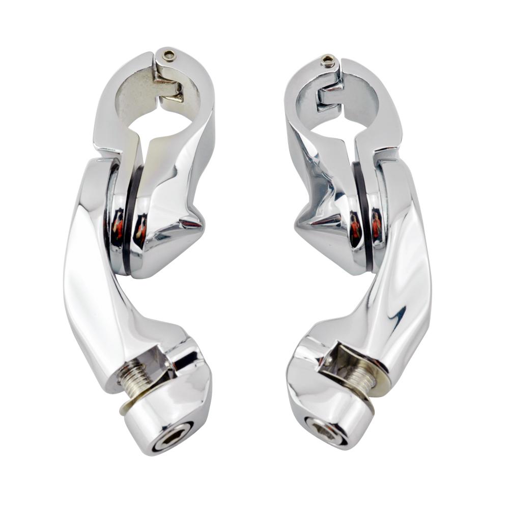 32mm 1-1/4" Motocyklové kolíky proti nárazu na dálnici Krátké stupačky Svorky Držáky krytu motoru pro Harley Softail Touring Dyna