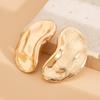 Irregular Choker Necklace Earrings Jewelry Set for Women Exaggerated Punk Geometric Torques Accessory