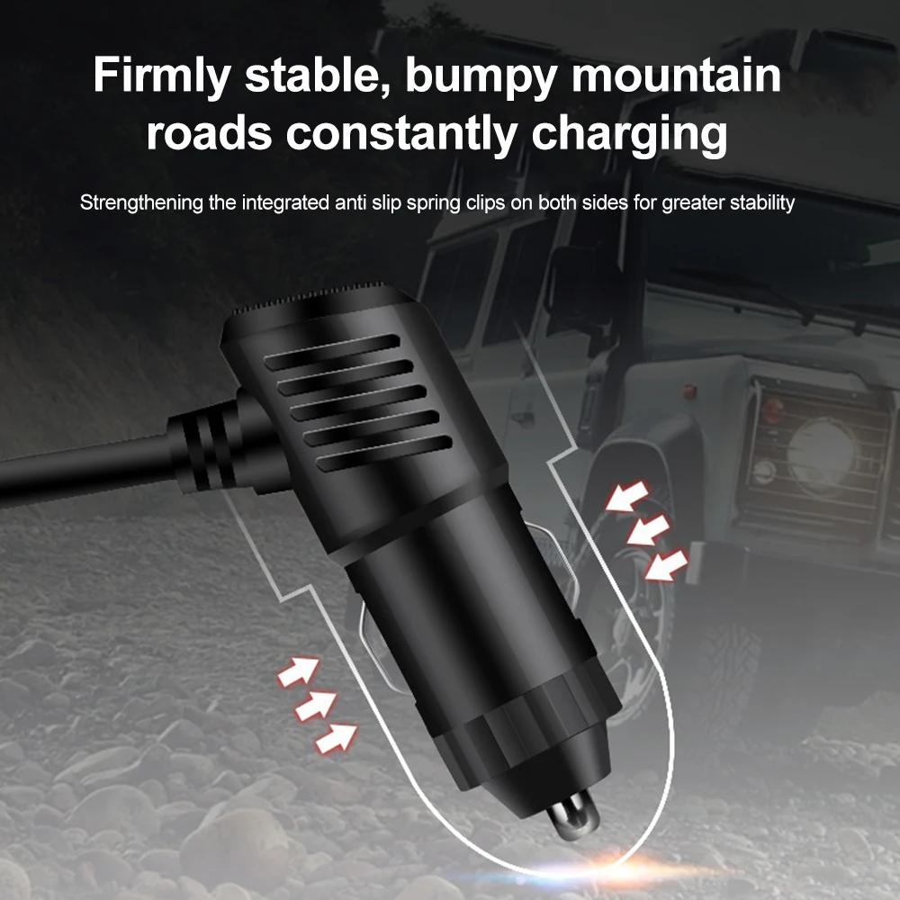 Adaptador de encendedor de cigarrillos para coche de 12V/24V Nuevo enchufe 4 en 1 Cargador de 3.1A Cargador USB para coche USB para coche+QC3.0+PD3.1A Accesorios de cargador de coche