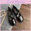 Zapatos Mary Jane para Mujer Retro de Tacón Bajo con Correa Cruzada Para Uso Casual Diario de Primavera