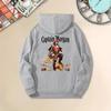 Men's Cozy Christmas Captain Print Hoodie Casual Stylis