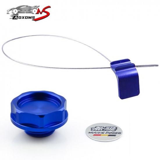 Blue Oil Filler Cap Cover + Oil Dipstick For Honda Civic K24 K Series Acura