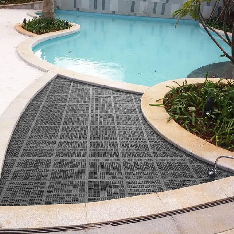 WenZhiWu Modular PVC Anti-Slip Drainage Mat