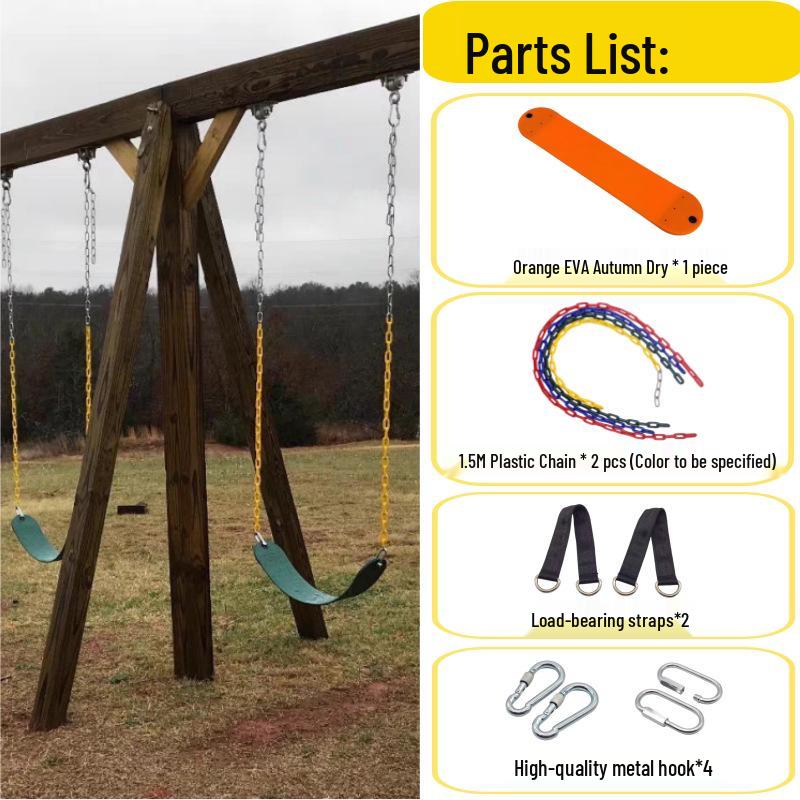 EVA Soft Indoor/Outdoor Child's Swing with Iron Chain and Cradle Seat