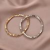 ZAKOL New Trendy Block CCB Beads Bracelet Bangles Punk Hip Hop Fashion Women Men Bracelets Party Accessories