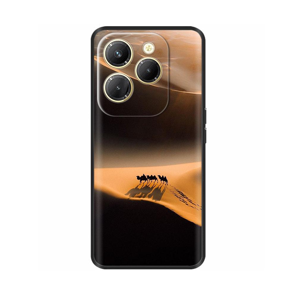 Für Infinix Hot 40 Pro Hülle Stoßfestes Silikon Weiche Handyhülle Rückseite für Infinix Hot 40 Pro Hot40 40i Hot40i Hüllen Fundas