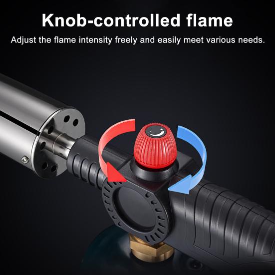 Portatif Izgara Alevi Hafif Ayarlanabilir Alev Propan Alevi Kamp Ateşi Başlatıcı Açık Hava Kamp Yürüyüş Yemek Pişirme Barbekü Kömürü Propan Alevi