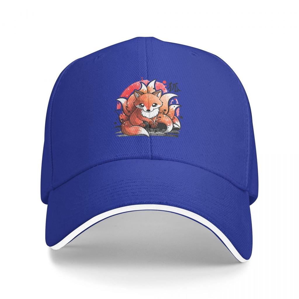 Nine Tailed Fox Baseball Caps Snapback Unisex Women Hats Outdoor Adjustable Casual Cap Baseball Hat Polychromatic Customizable