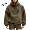 Pet Pouch Hoodie Women Sling Hoodie Oversized Hooded Sweatshirt with Kangaroo Animal Holder Top Pouch Dog Cat Fleece Pullover
