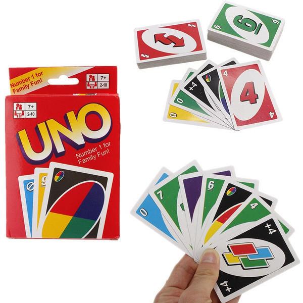 Uno Cards Standard 108 Friends Kids Children Fun Playing Board Game Kit Toy