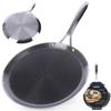 Hybrid Stainless Steel Pancake Pan COOKCELL 28cm