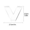Car Emblem Letters Sticker Waterproof & Fade-Resistant For Car Bumper Sturdy Car Stickers Alphabet Stickers Fade-Resistant