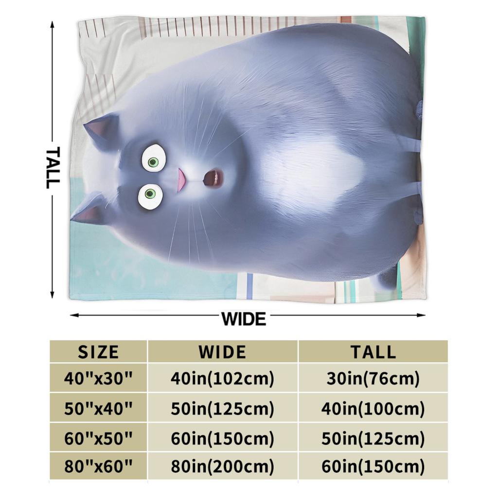 The Secret Life of Pet Blankets Warm Soft Novelty Plush Throw Blanket For Child Outdoor Flannel Bedspread Bed Cover