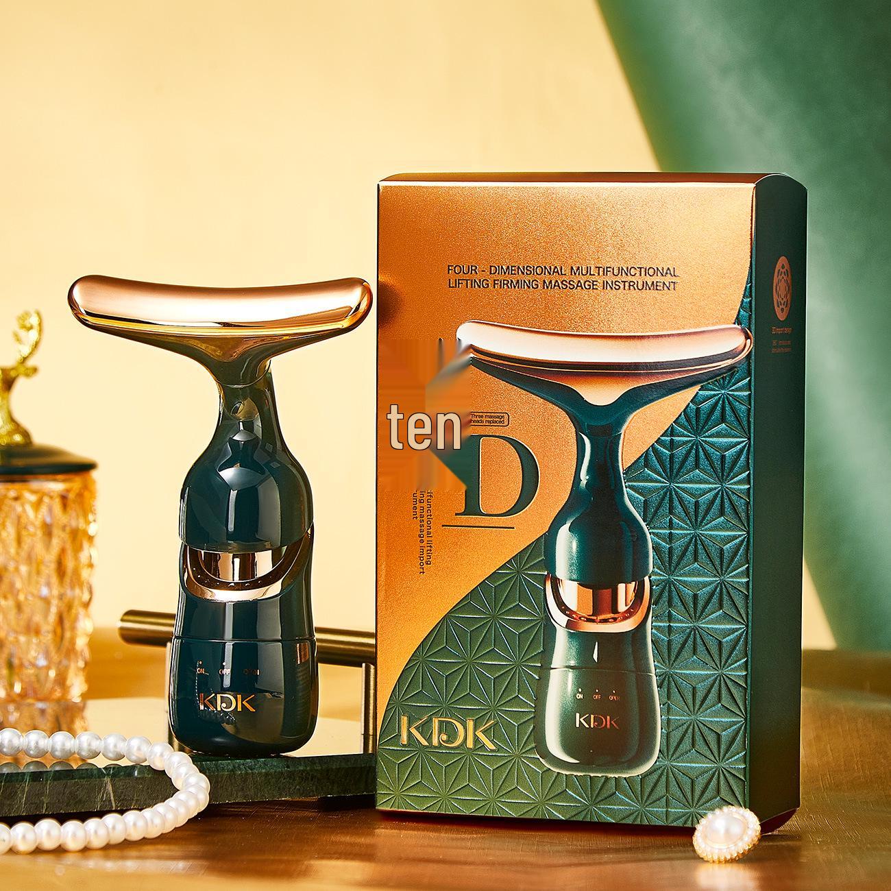 

Многофункциональный лифтинг-массажер KDK 4D со сменными насадками и устройством для введения эссенции для лица для домашнего использования