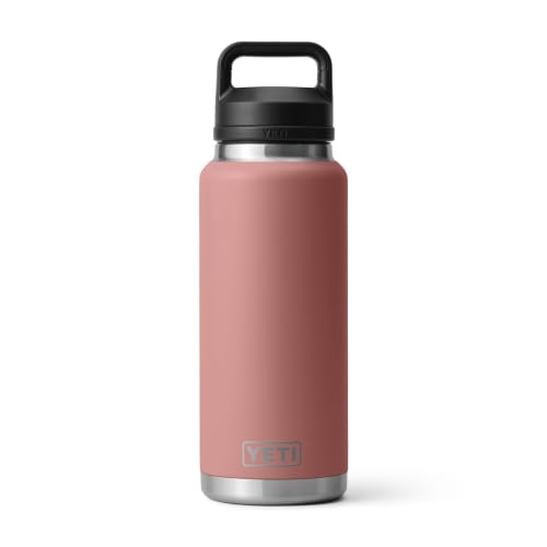 YETI Rambler 36oz Vacuum Insulated Stainless Steel Bottle with Chug Cap, Sandstone Pink